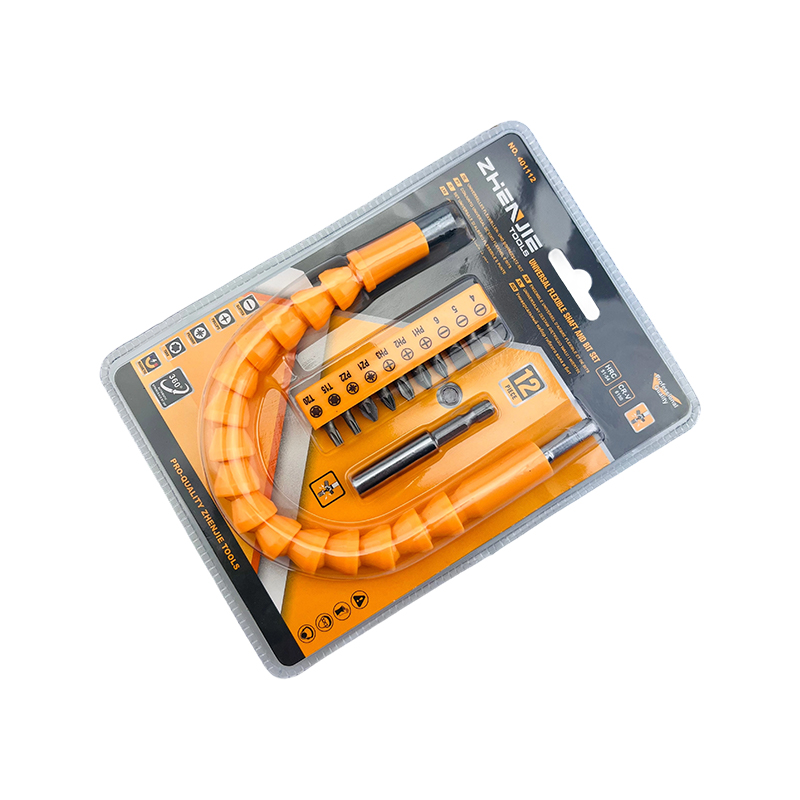 12PCS UNIVERSAL FLEXIBLE SHAFT AND BIT SET